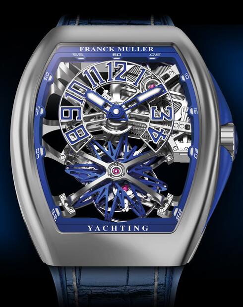 FRANCK MULLER V45 T GR YACHT SQT ST Gravity Yachting Skeleton Replica Watch